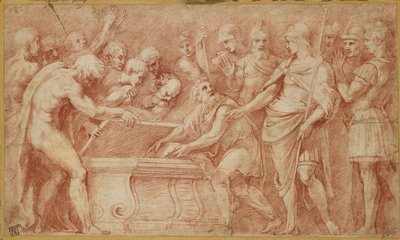 Alexander Committing to Safety the Writings of Homer by Raffaello Sanzio Raphael